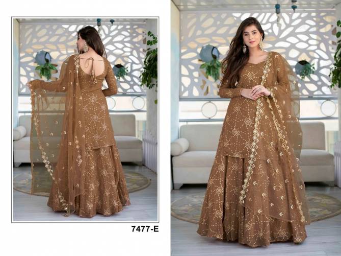 7477 Master Color Wedding Salwar Suits Catalog